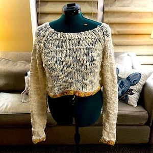 Free people cropped sweater